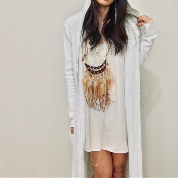 Brand new long fleece hoodie cardigan - Picture 2 of 7